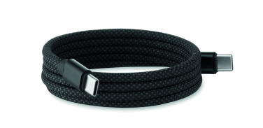 Logotrade corporate gift picture of: Braided magnetic cable in RPET
