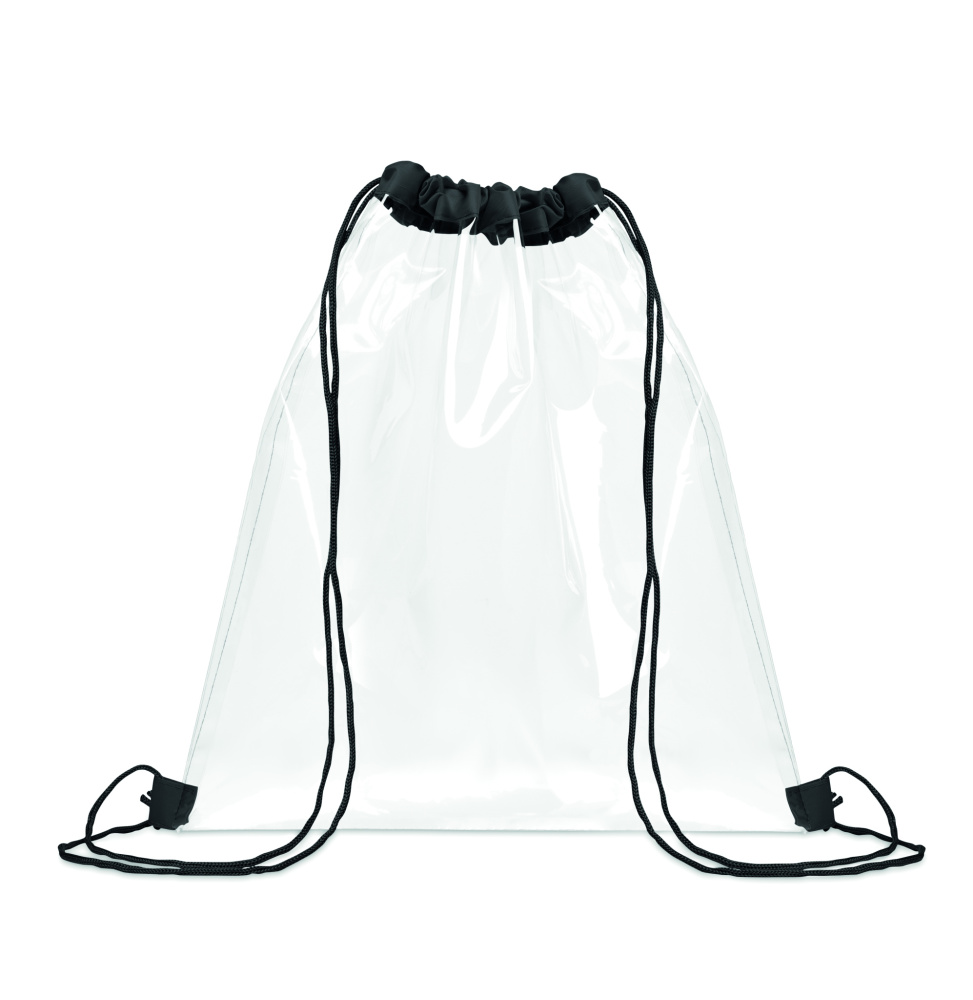 Logotrade advertising product image of: Transparent drawstring bag