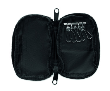 Logo trade business gift photo of: Key case in 300D RPET