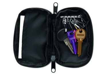 Logotrade promotional item image of: Key case in 300D RPET