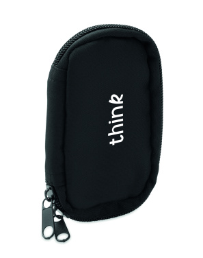 Logo trade promotional gifts image of: Key case in 300D RPET