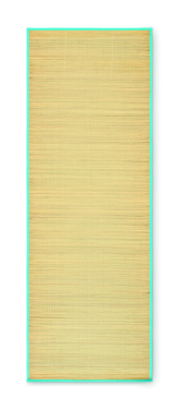 Logo trade promotional giveaways image of: Natural straw beach mat