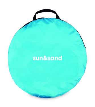 Logo trade promotional giveaways picture of: Beach tent in 190T polyester