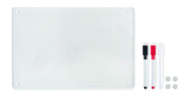 Logo trade promotional merchandise photo of: Magnetic acrylic planner