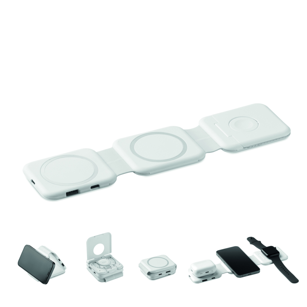 Logo trade advertising products picture of: Foldable charging station
