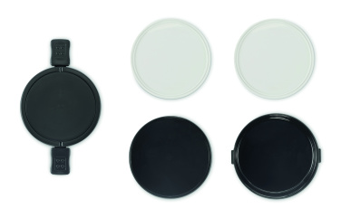 Logo trade promotional giveaways image of: PP two-tier lunch box 950 ml