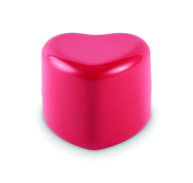 Logotrade advertising product image of: Heart shape vegan lip balm