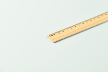 Logo trade corporate gift photo of: Wooden ruler 20cm