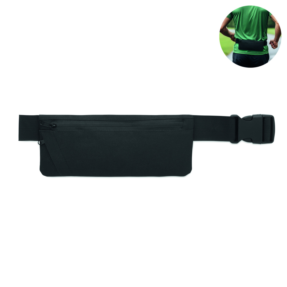 Logotrade corporate gift picture of: Sports waist bag 600D RPET