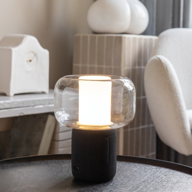 Logo trade promotional giveaways picture of: Lux RCS recycled plastic 10W speaker lamp