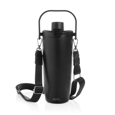 Logo trade promotional items picture of: Avira Ayala RCS re-steel duosip lockable crossbody tumbler