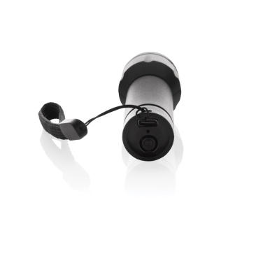 Logotrade promotional gift picture of: Flara RSC recycled plastic USB-rechargeable torch