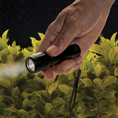 Logo trade promotional merchandise photo of: Flara RSC recycled plastic USB-rechargeable torch