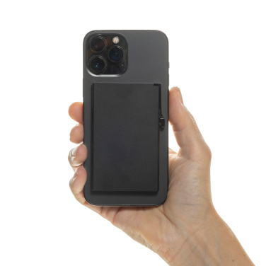 Logo trade promotional products image of: Standard aluminium RFID magnetic phone cardholder