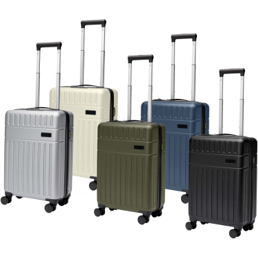 Logo trade promotional merchandise picture of: Rover 20" GRS recycled cabin trolley 40L