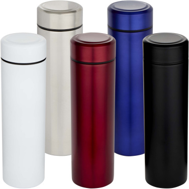 Logo trade corporate gift photo of: Taylor 450 ml double wall stainless steel flask with tea strainer