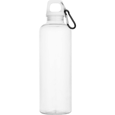 Logo trade promotional item photo of: Oregon 750 ml RCS recycled plastic water bottle with carabiner