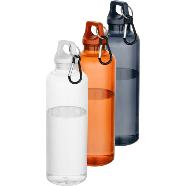Logotrade promotional gift picture of: Oregon 750 ml RCS recycled plastic water bottle with carabiner