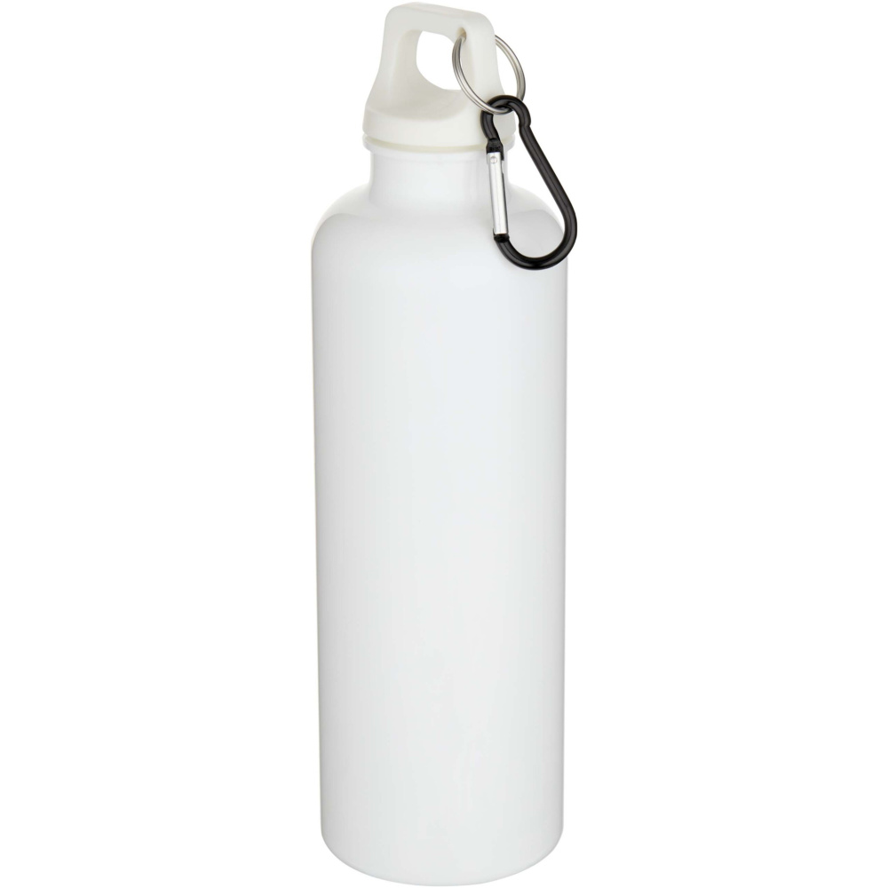 Logotrade promotional giveaways photo of: Oregon 750 ml solid colour RCS recycled plastic water bottle with carabiner