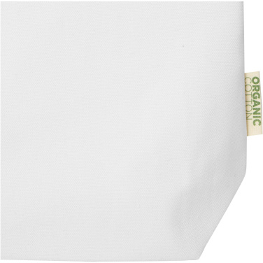 Logo trade advertising product photo of: Odisha 180 g/m² OCS organic wide bottom tote bag 11L