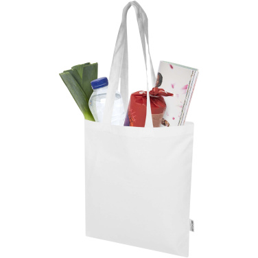 Logo trade promotional items picture of: Peru Blend 180 g/m² GRS recycled cotton tote bag 7L