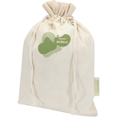 Logo trade promotional item photo of: Odisha 140 g/m² OCS organic gift bag - 42 x 30 cm