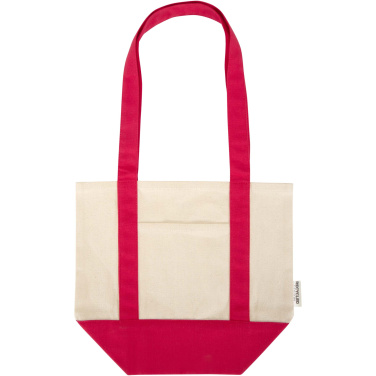 Logo trade business gifts image of: Sam 320 g/m² GRS recycled mini cotton tote bag