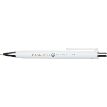 Logotrade promotional gift image of: Feld RCS recycled ballpoint pen with metallic finish (black ink)