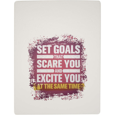 Logotrade corporate gift image of: Clast A4 clipboard with magnetic closure and RCS recycled ballpoint pen (black ink)