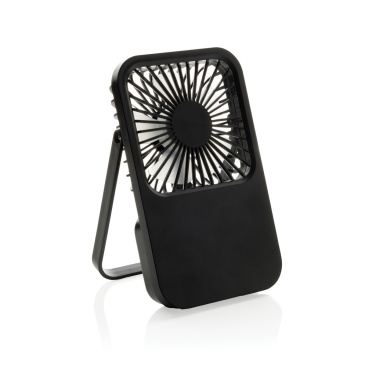 Logotrade advertising product picture of: Aervina RCS recycled plastic re-chargeable desk fan
