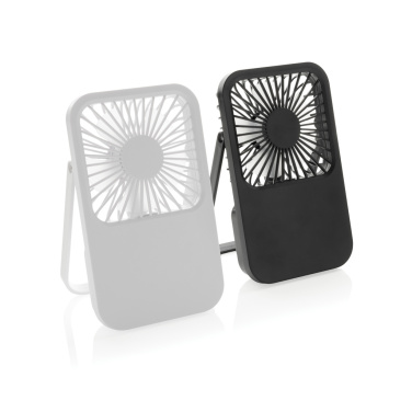 Logotrade promotional gift picture of: Aervina RCS recycled plastic re-chargeable desk fan