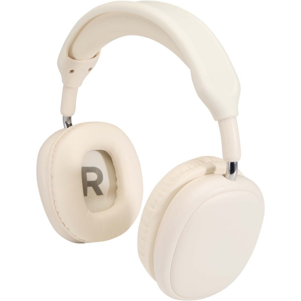 Logo trade advertising products picture of: Alzir recycled plastic over-ear wireless Bluetooth® headset