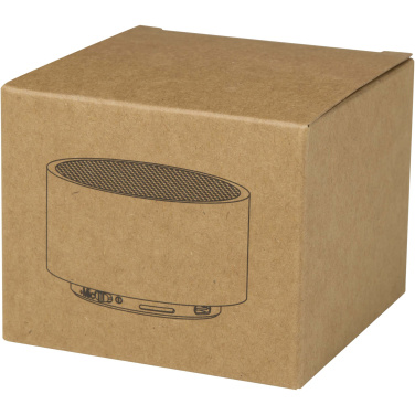 Logo trade promotional merchandise photo of: Ankaa 3W recycled aluminium wireless Bluetooth® speaker