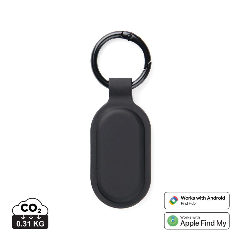 Logotrade promotional product picture of: VINGA Baltimore RCS Key tag With Finder Dual