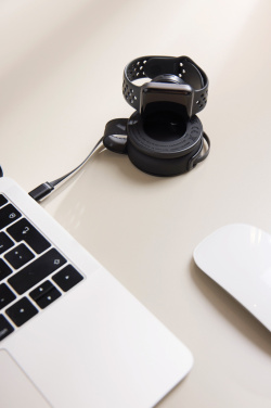 Logo trade promotional giveaway photo of: VINGA Baltimore RCS 2-in-1 Wireless 15W Travel Charger