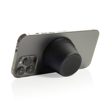 Logo trade corporate gifts image of: Nivio RCS recycled aluminum magnetic 5W Speaker