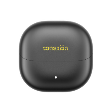 Logo trade promotional giveaway photo of: Urban Vitamin Santa Clara RCS plastic ENC earbuds