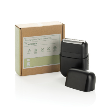 Logo trade promotional gifts image of: TrimBlade re-chargeable Travel Shaver IPX7