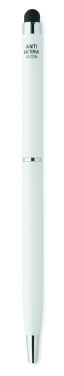 Logo trade promotional products image of: Stylus antibacterial pen