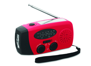 Logotrade business gifts photo of: Portable radio SOS with LED torch