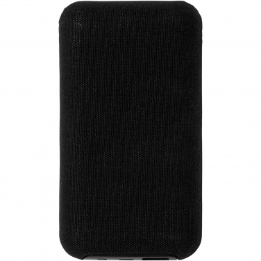 Logo trade reklaamkingid foto: Tulevane 6000 mAh bambusest/kangast juhtmevaba akupank