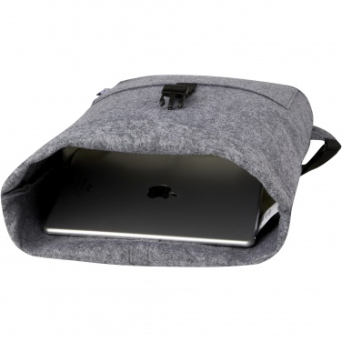 Logotrade ärikingituse foto: Felta GRS taaskasutatud vildist roll-top rattakott 13L