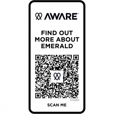 Logotrade firmakingid pilt: Emerald lühikeste varrukatega unisex Aware™ taaskasutatud polo