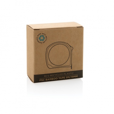Logotrade reklaamtoote foto: RCS taaskasutatud plastikust bambuslint 5M/19mm