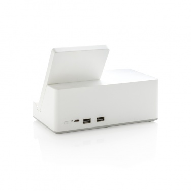 Logo trade reklaamtoote pilt: Ontario 5W juhtmevaba laadija koos kõlariga