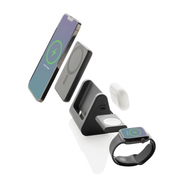 Logo trade ärikingid foto: Powerbase RCS taaskasutatud plastist kolm ühes laadija koos toitepangaga