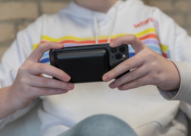 Logo trade reklaamkingi pilt: Magnetiline 5000 mAh 5W juhtmevaba akupank