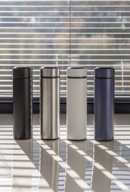 Logo trade firmakingi pilt: Roostevabast terasest vaakum termospudel