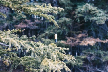 Logo trade ärikingi pilt: Bambusest ja RCS-i sertifikaadiga taaskasutatud plastikust taskulamp