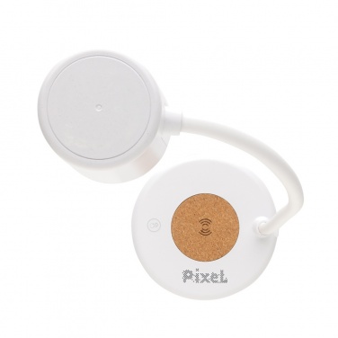 Logo trade firmakingi pilt: Zenara RCS taaskasutatud plastikust ja korgist 15 W juhtmevaba laualamp